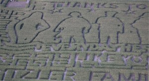 The new design that Fritzler's has for their seasonal corn maze.