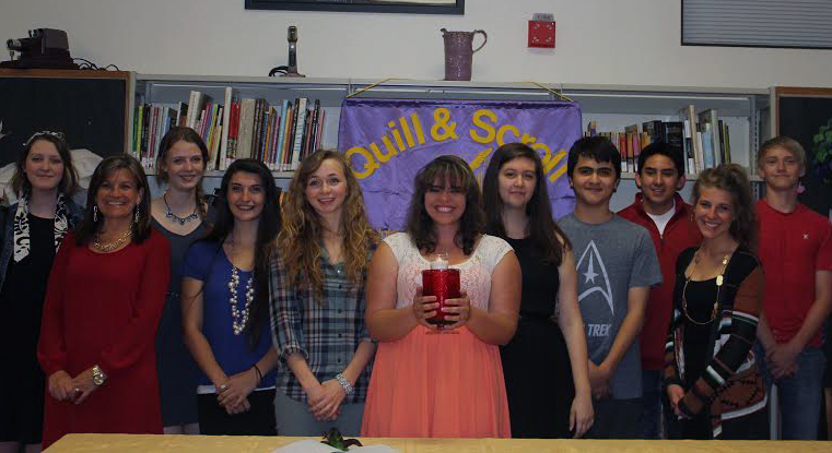New Members Inducted into Quill and Scroll