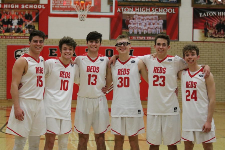 Reds win over Liberty Commons 76-38.
