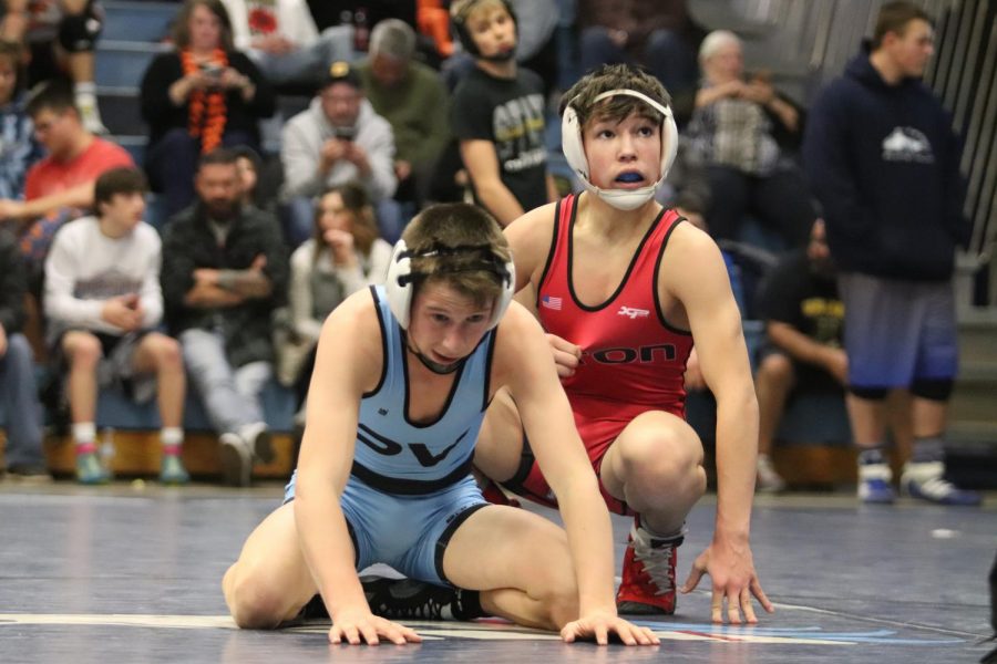 Wrestlers participate in first meet of the season