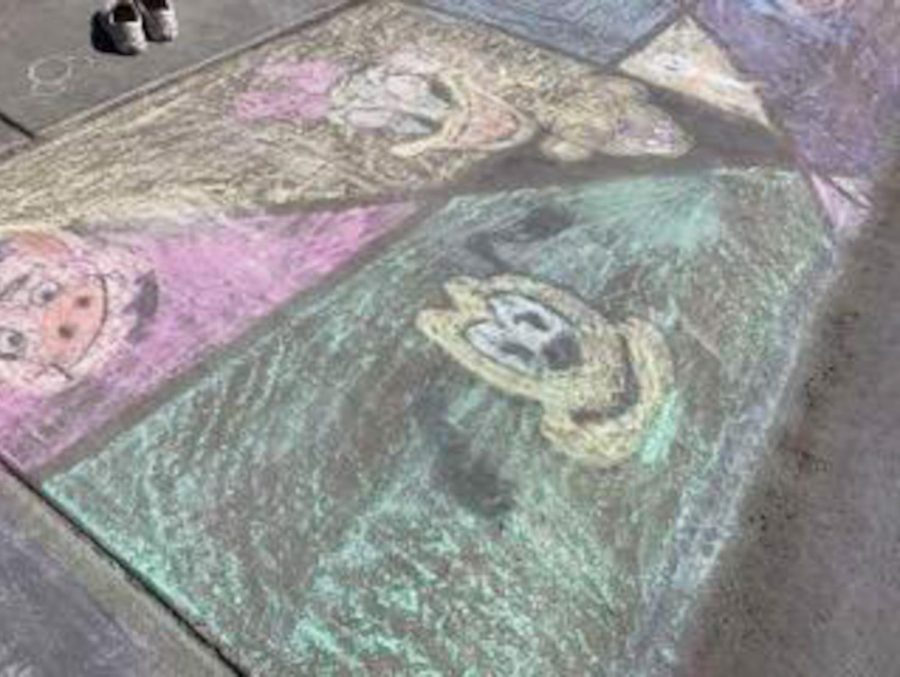 Christina SoRells chalk art