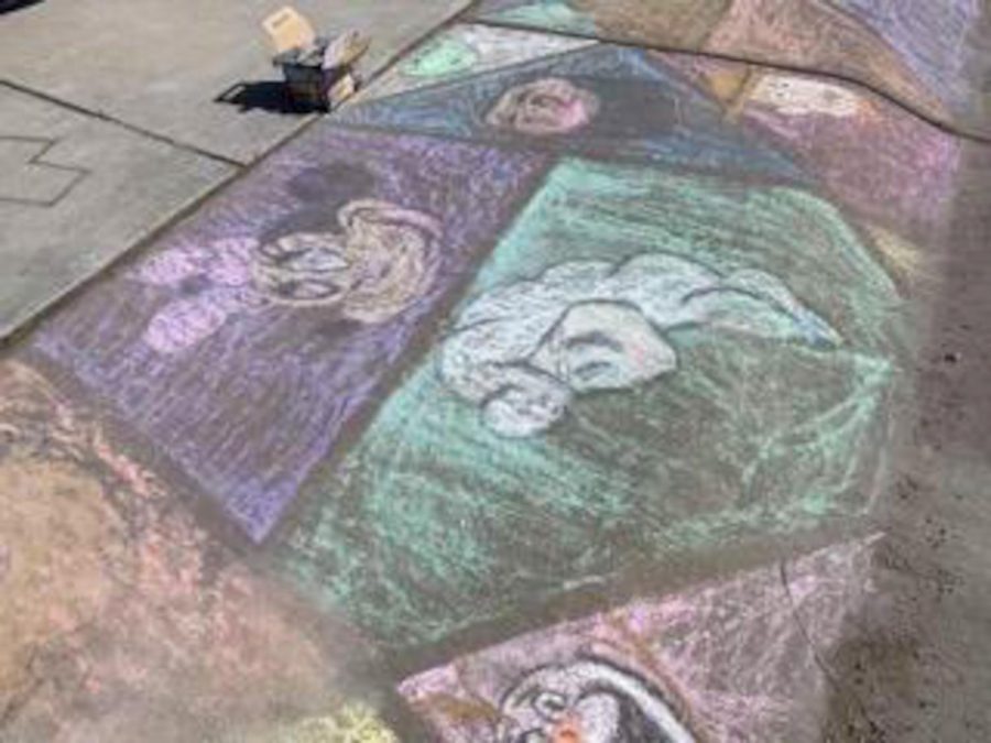 Christina SoRells chalk art