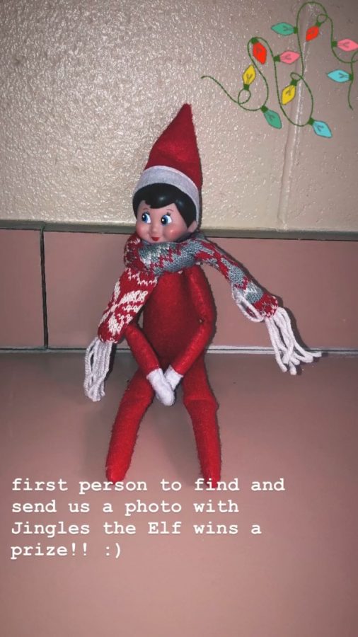 The arrival of Jingles the Elf