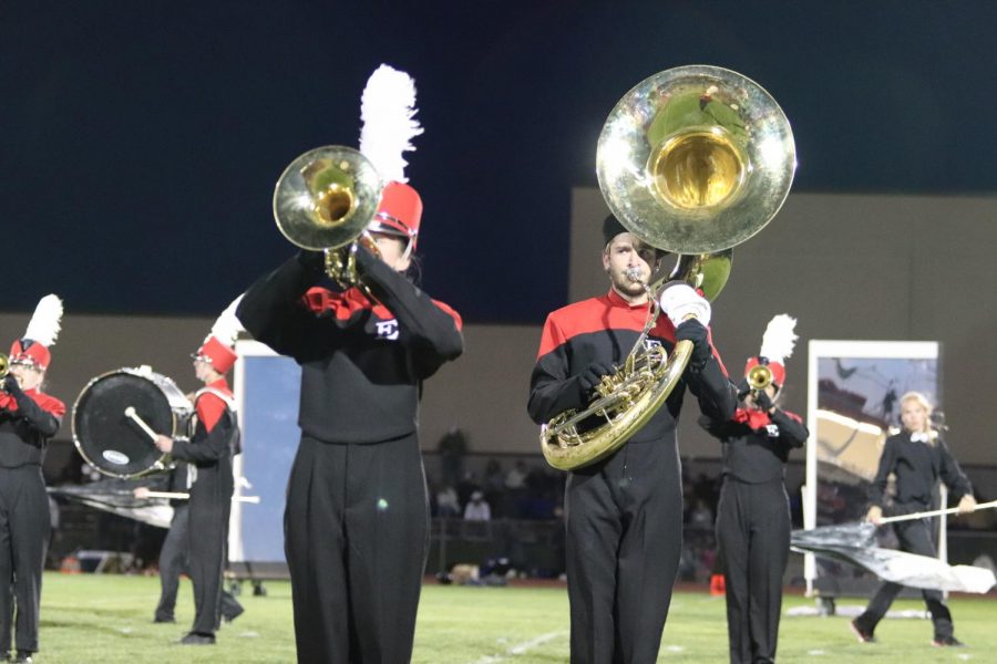 Marching Band halftime show Oct. 9 photos