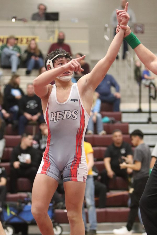 Reds look to State Wrestling tournament after handily taking Region Two Championship