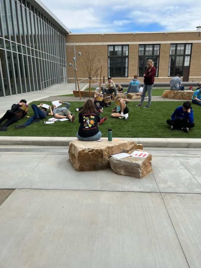 Construction gives students a courtyard at EHS