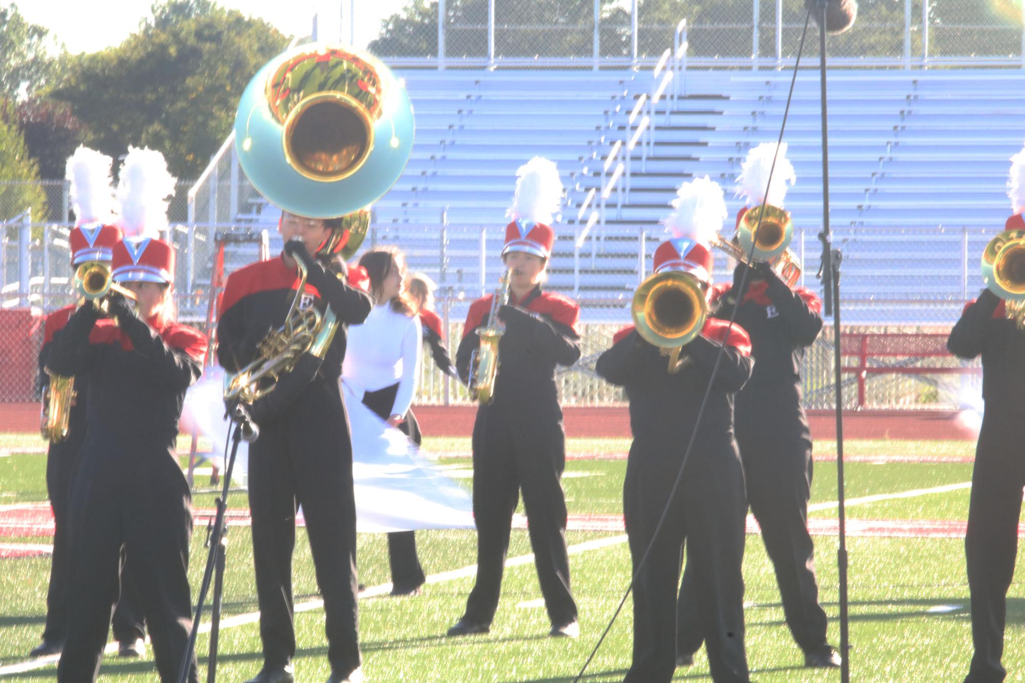 Eaton High School hosts first marching band competition