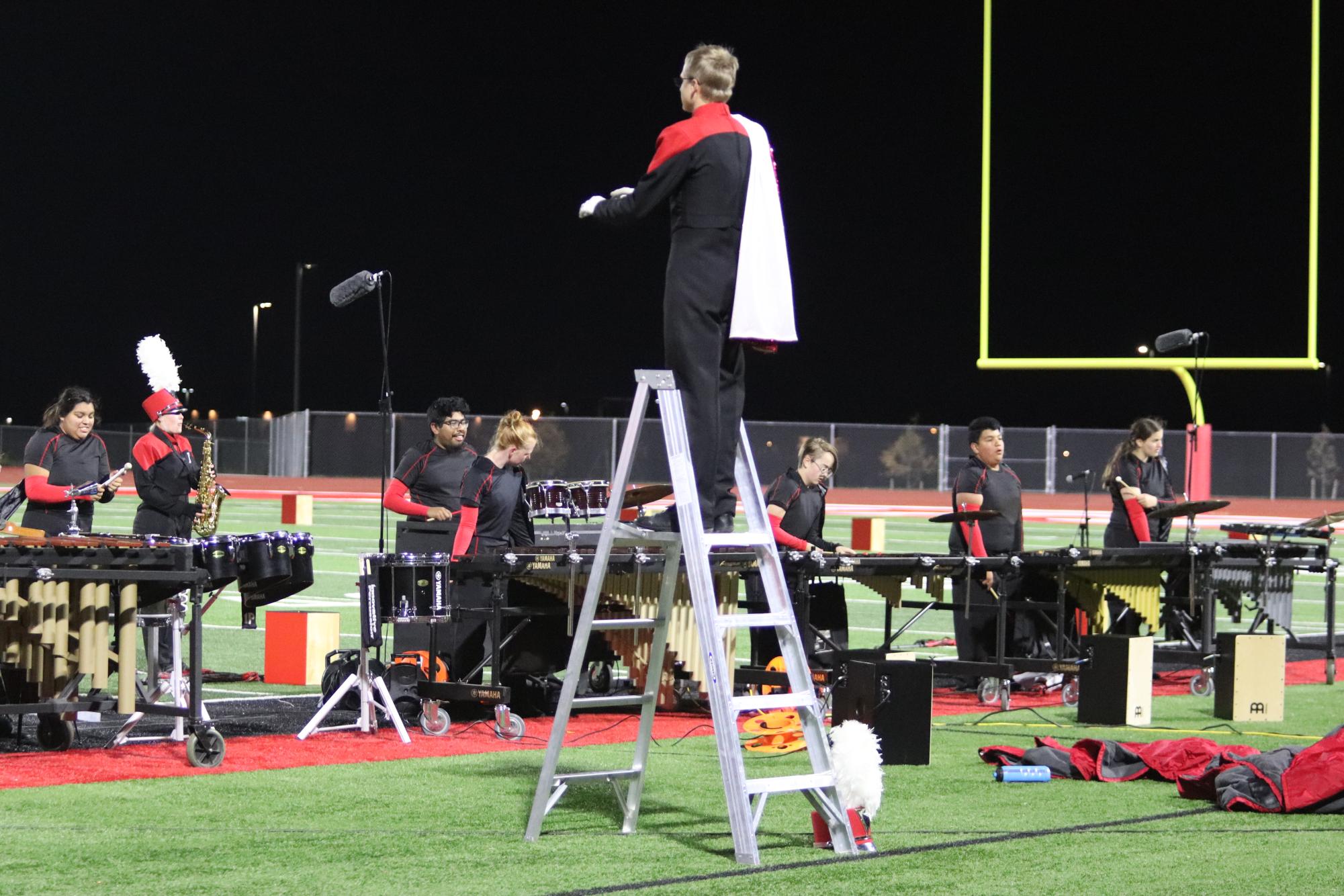 Marching Band Photos from Football vs The Academy