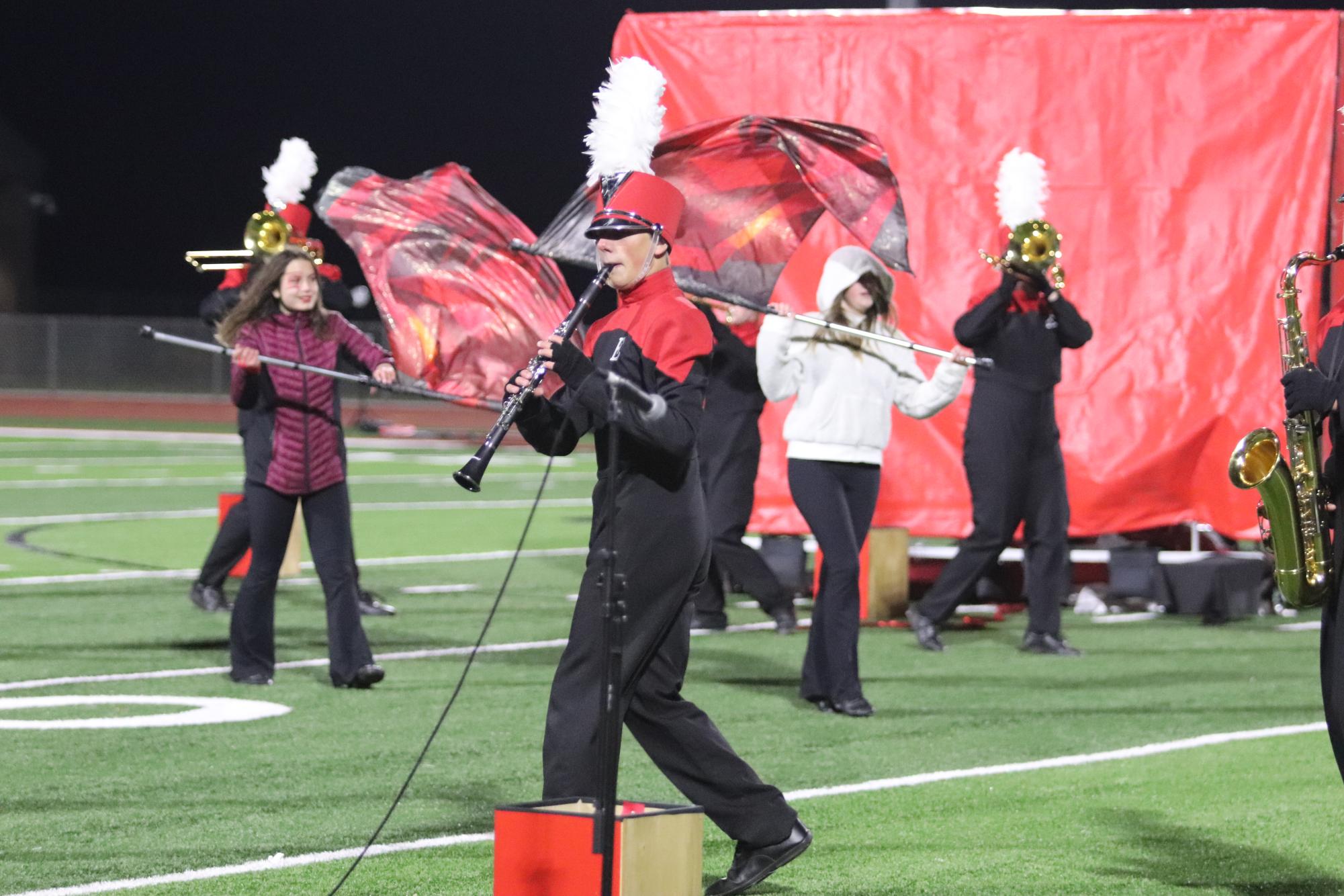 Marching Band Photos from Football vs The Academy