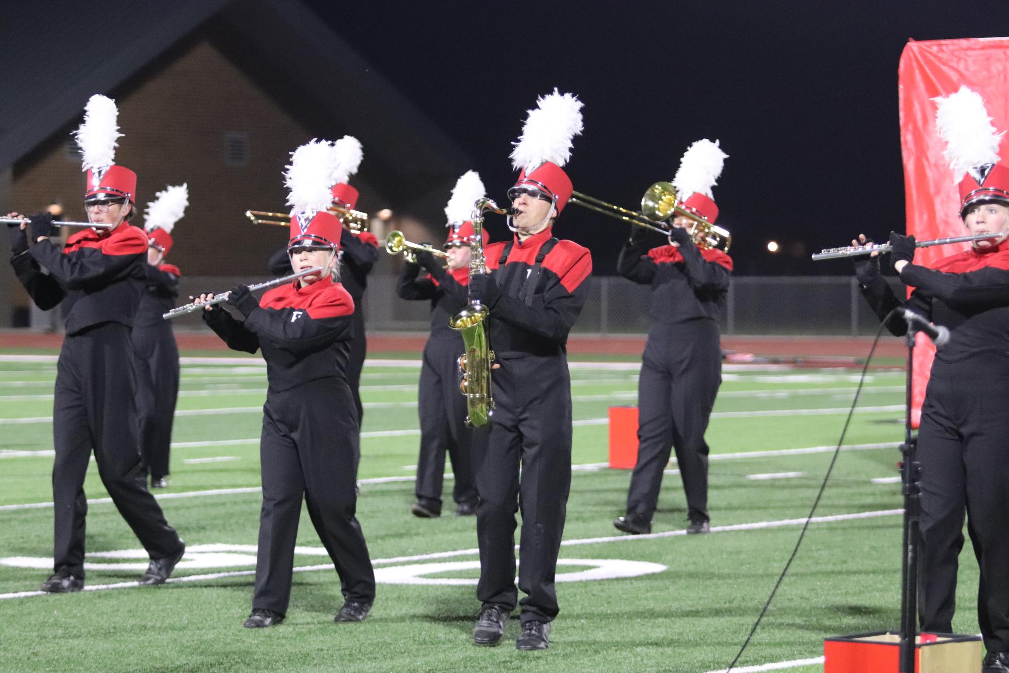 Marching Band Photos from Football vs The Academy