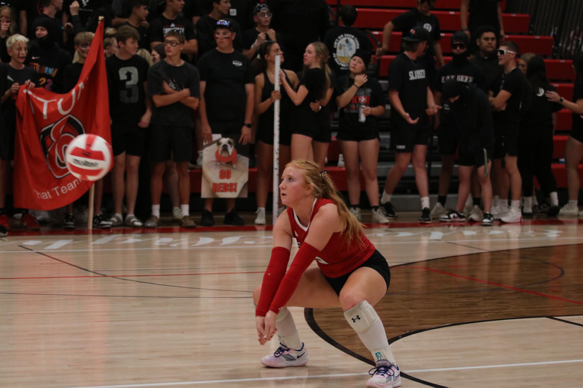 Eaton high school volleyball battles rival team University high school