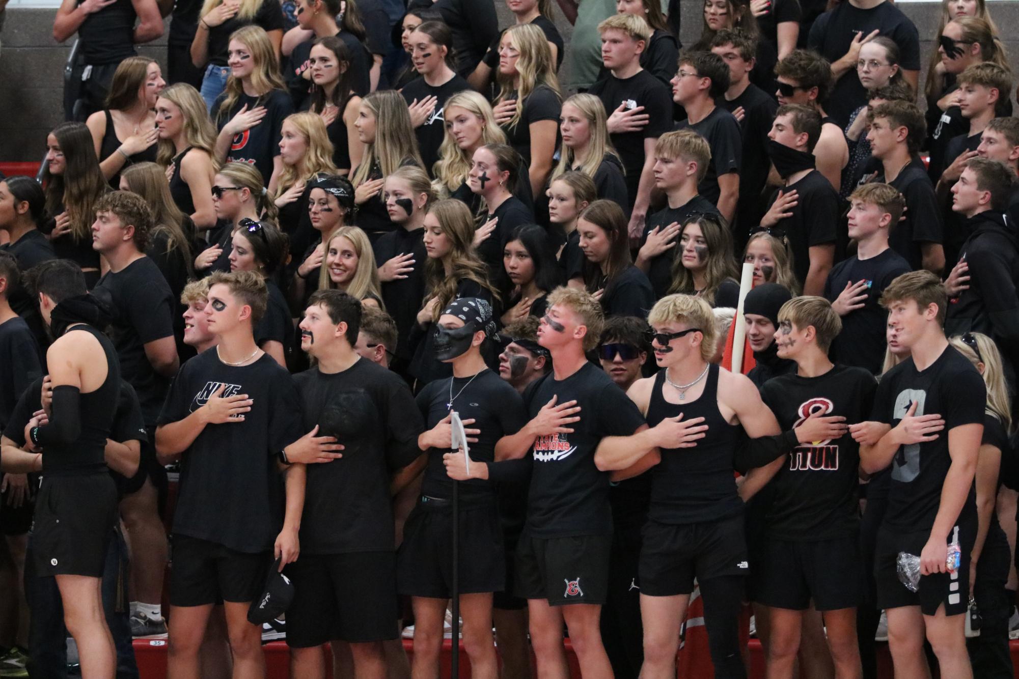 Eaton high school volleyball battles rival team University high school