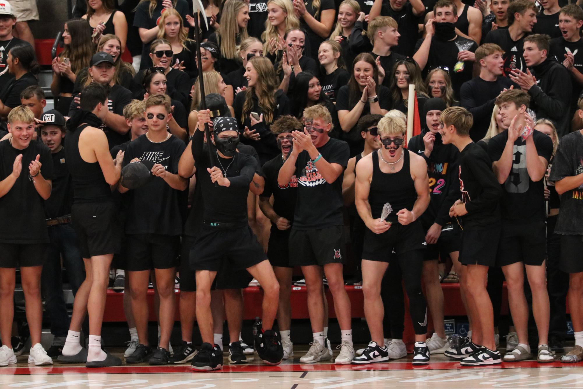 Eaton high school volleyball battles rival team University high school