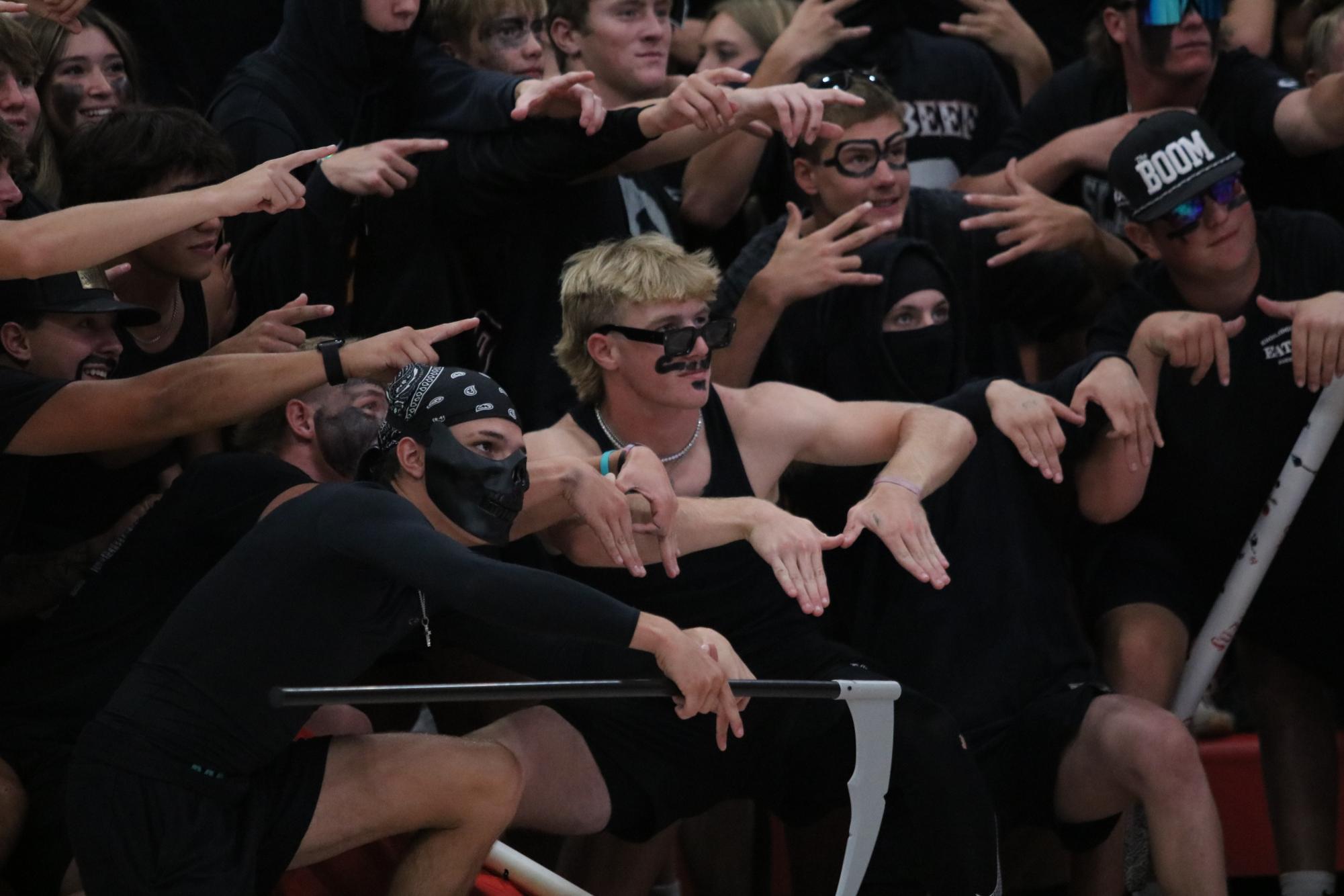 Eaton high school volleyball battles rival team University high school