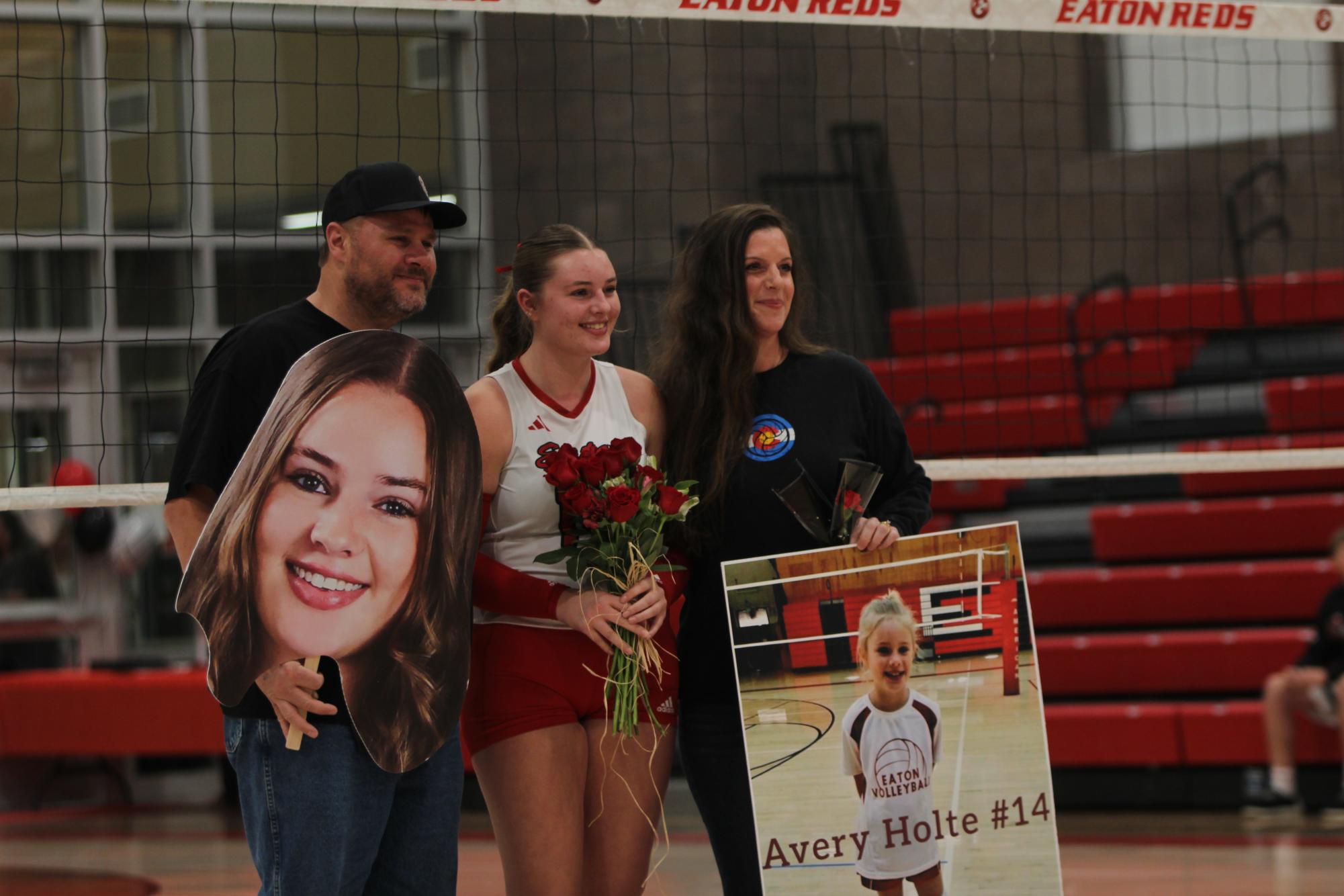 Eaton High School volleyball senior night photos