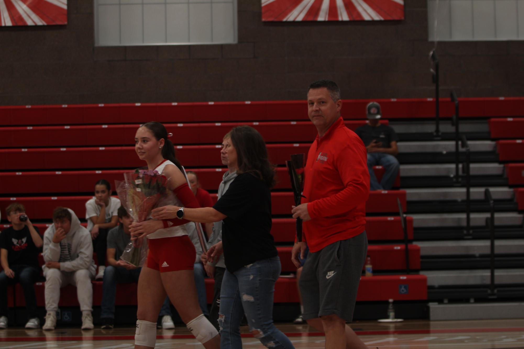 Eaton High School volleyball senior night photos