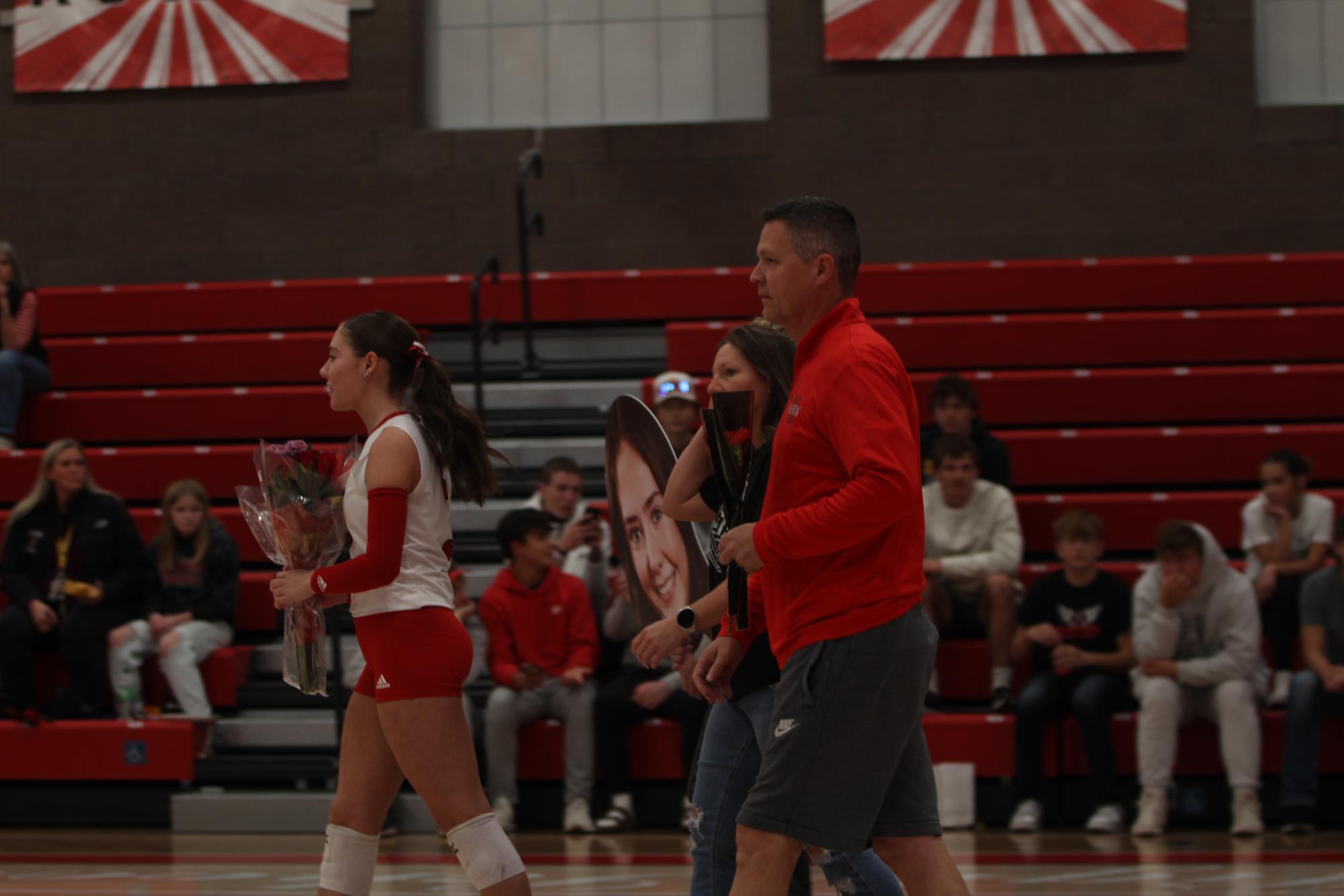 Eaton High School volleyball senior night photos