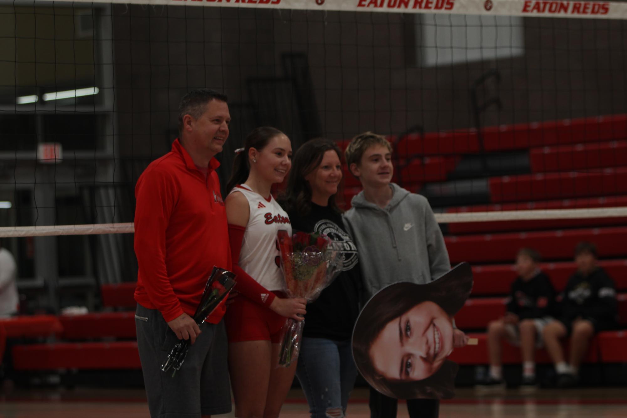 Eaton High School volleyball senior night photos