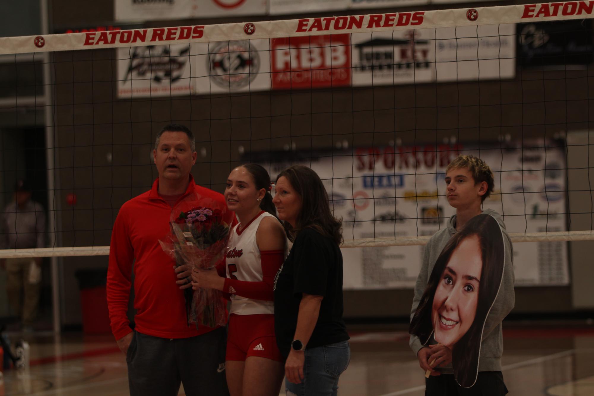 Eaton High School volleyball senior night photos