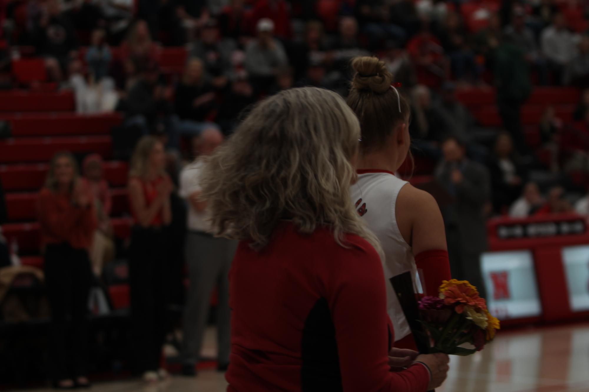 Eaton High School volleyball senior night photos