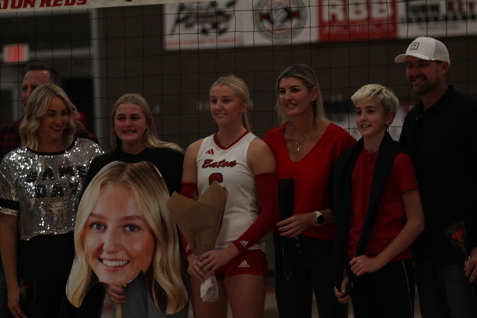 Eaton High School volleyball senior night photos