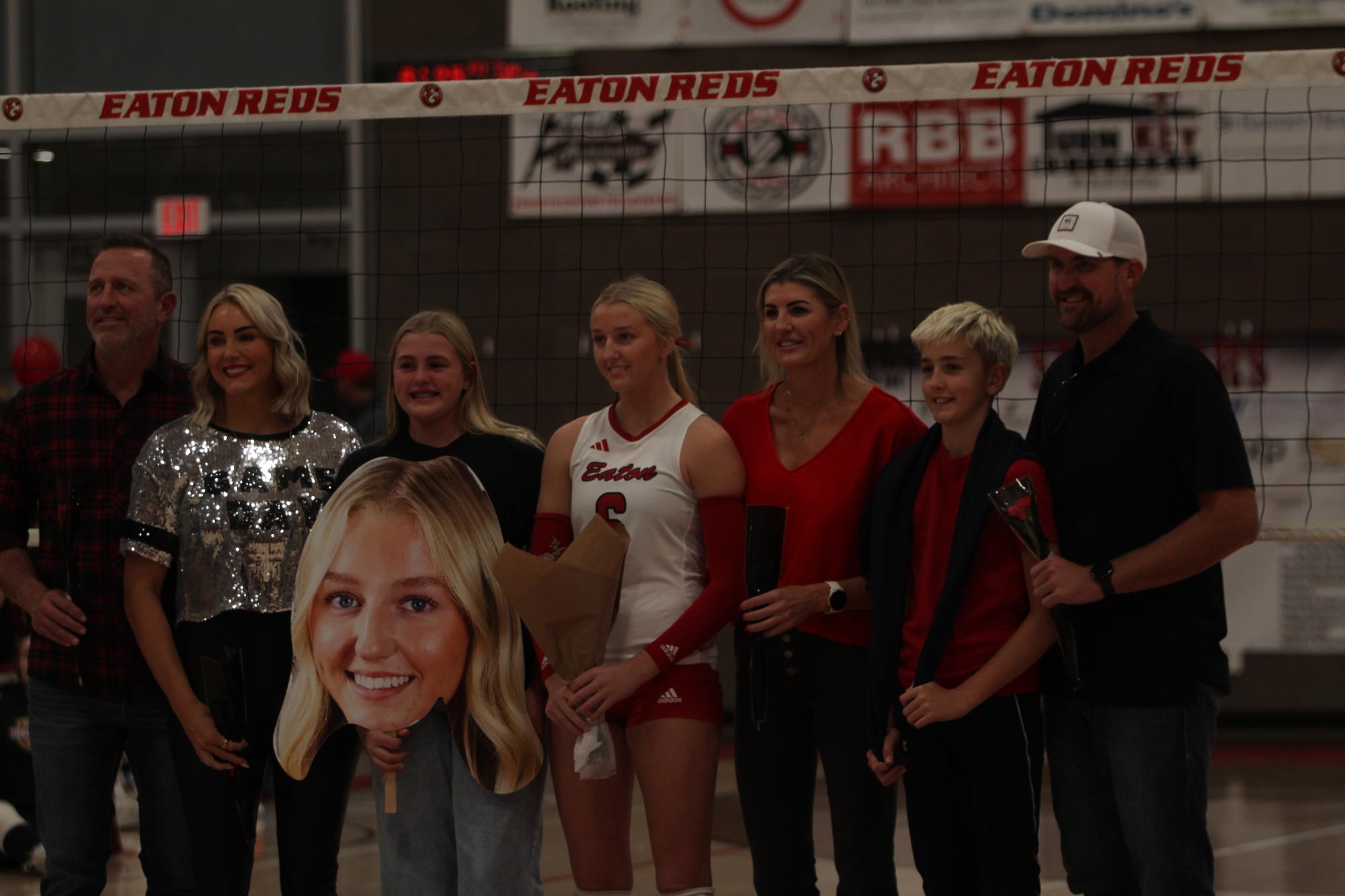 Eaton High School volleyball senior night photos