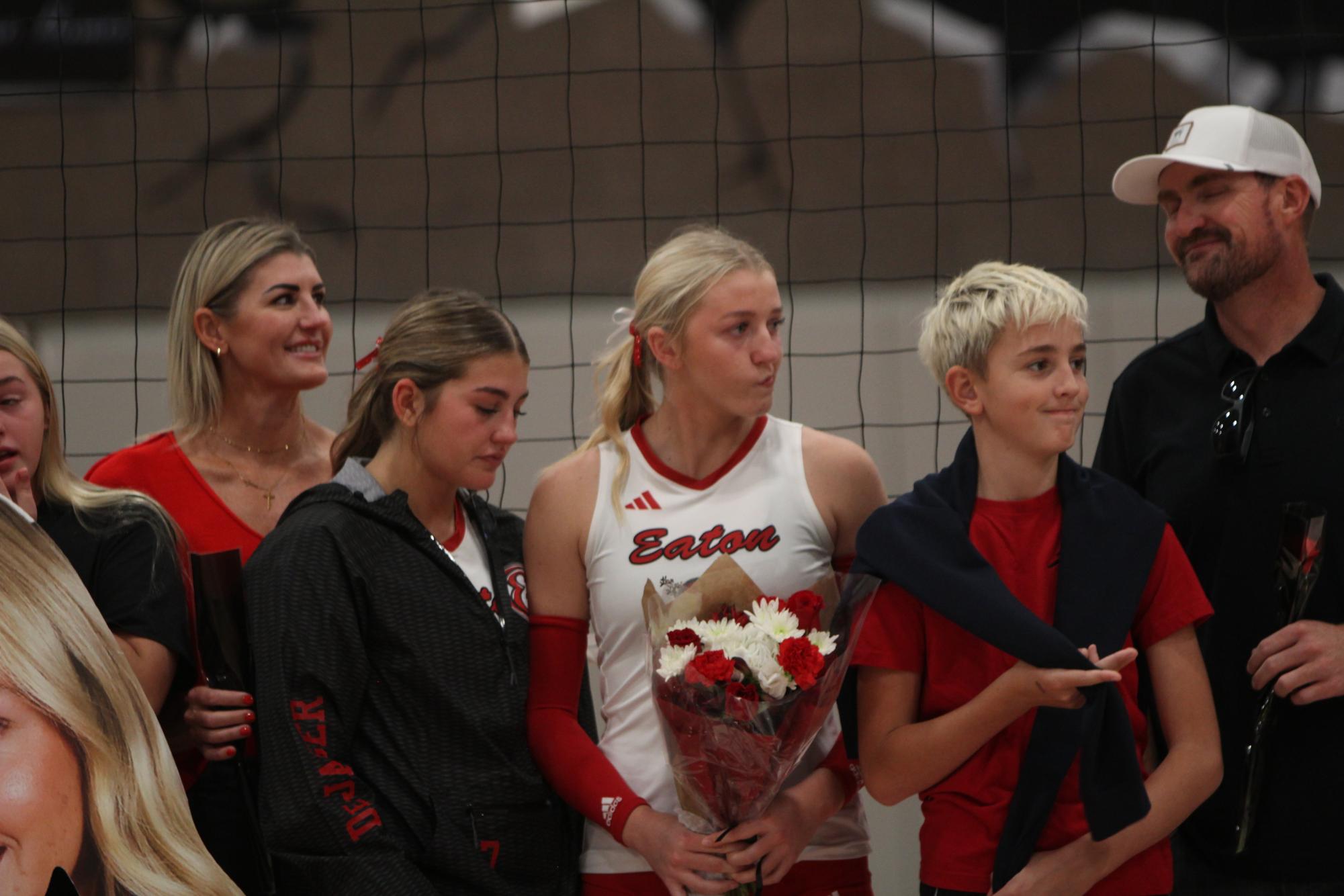 Eaton High School volleyball senior night photos