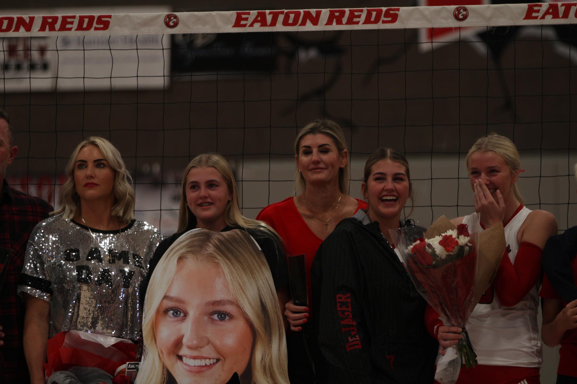 Eaton High School volleyball senior night photos