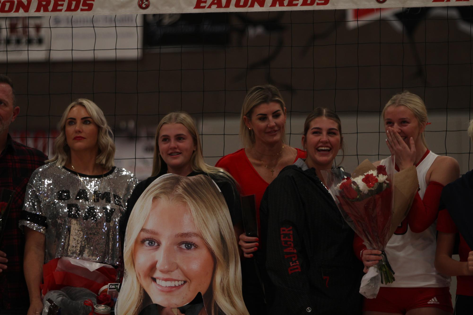 Eaton High School volleyball senior night photos