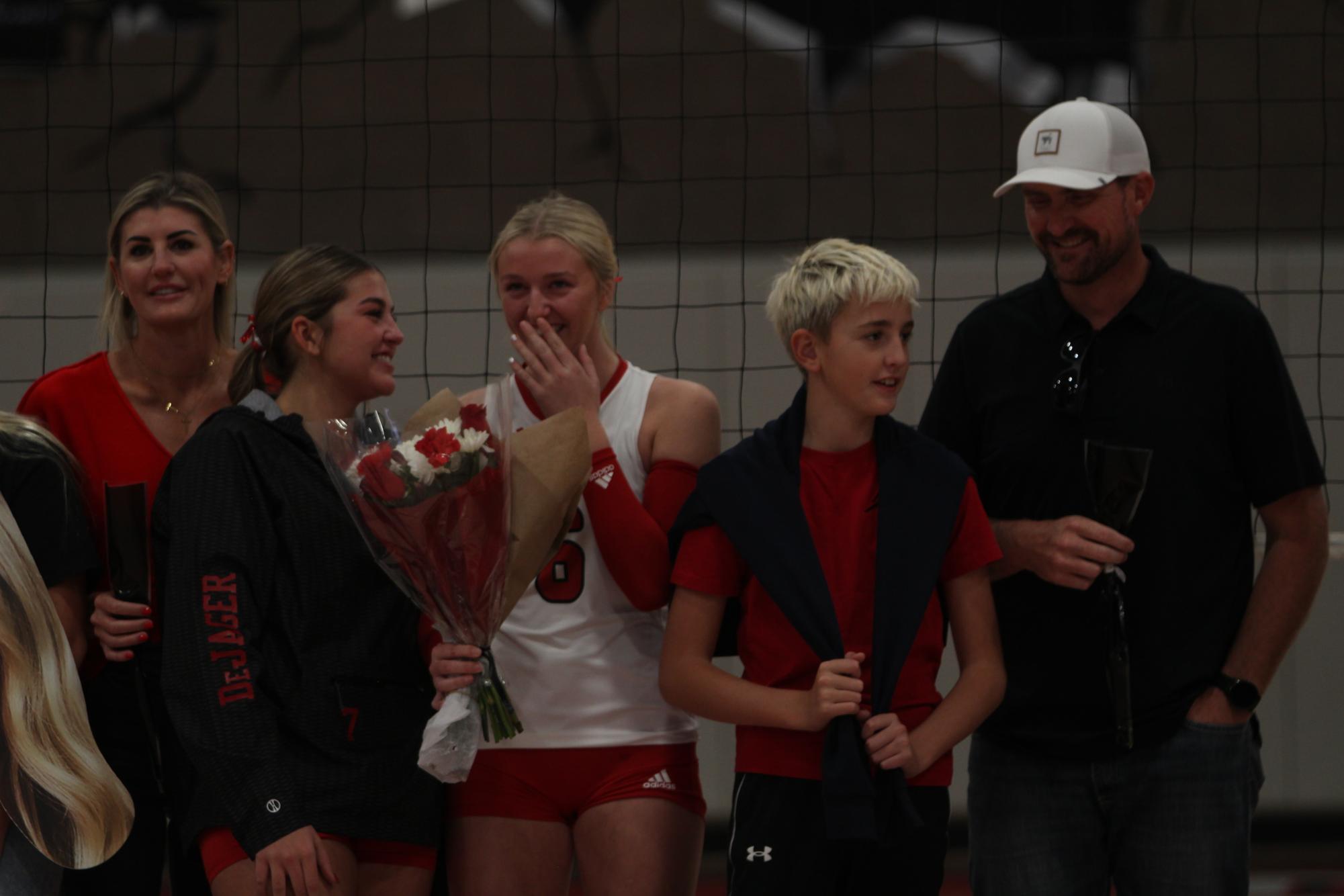 Eaton High School volleyball senior night photos