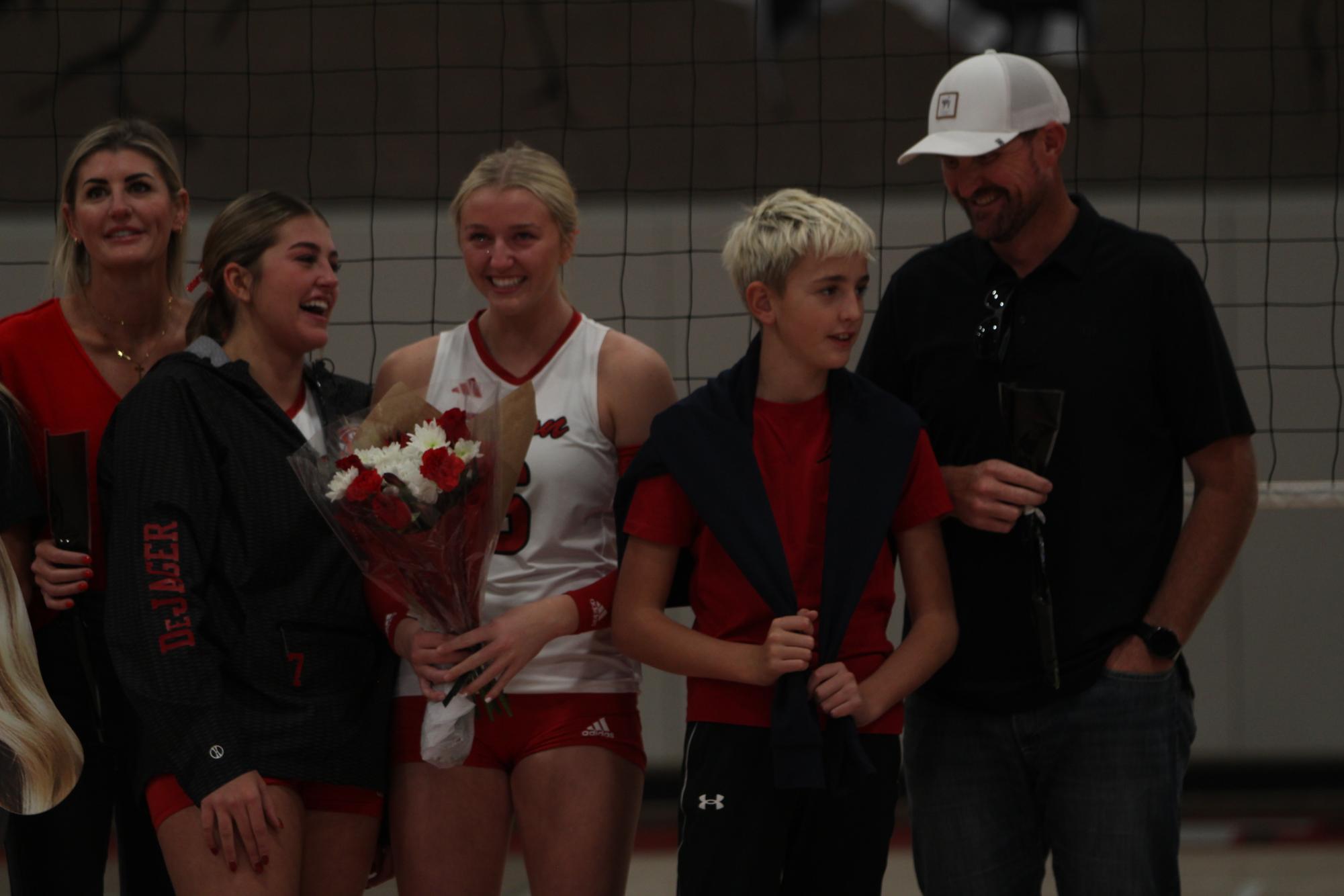 Eaton High School volleyball senior night photos