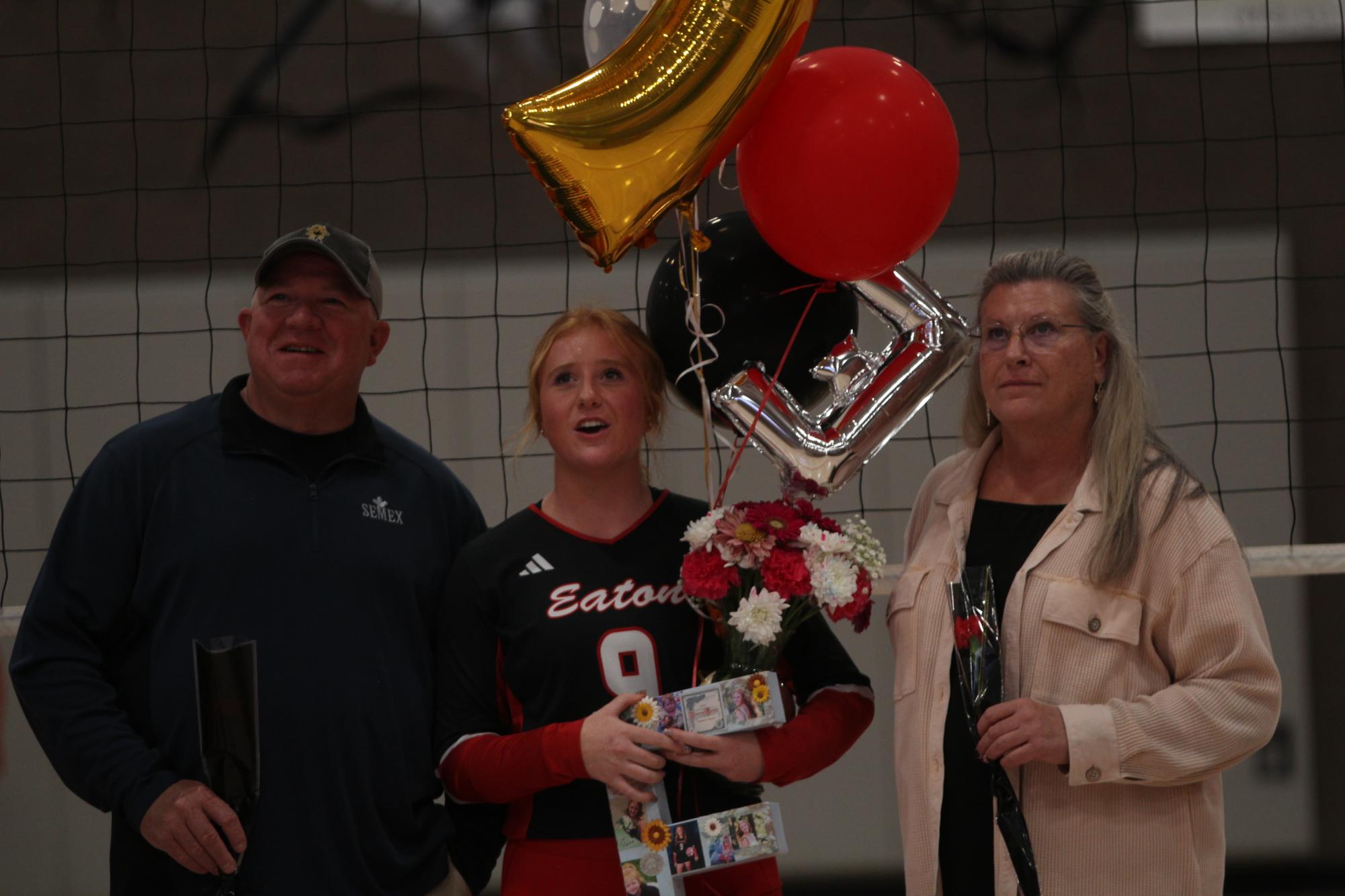 Eaton High School volleyball senior night photos