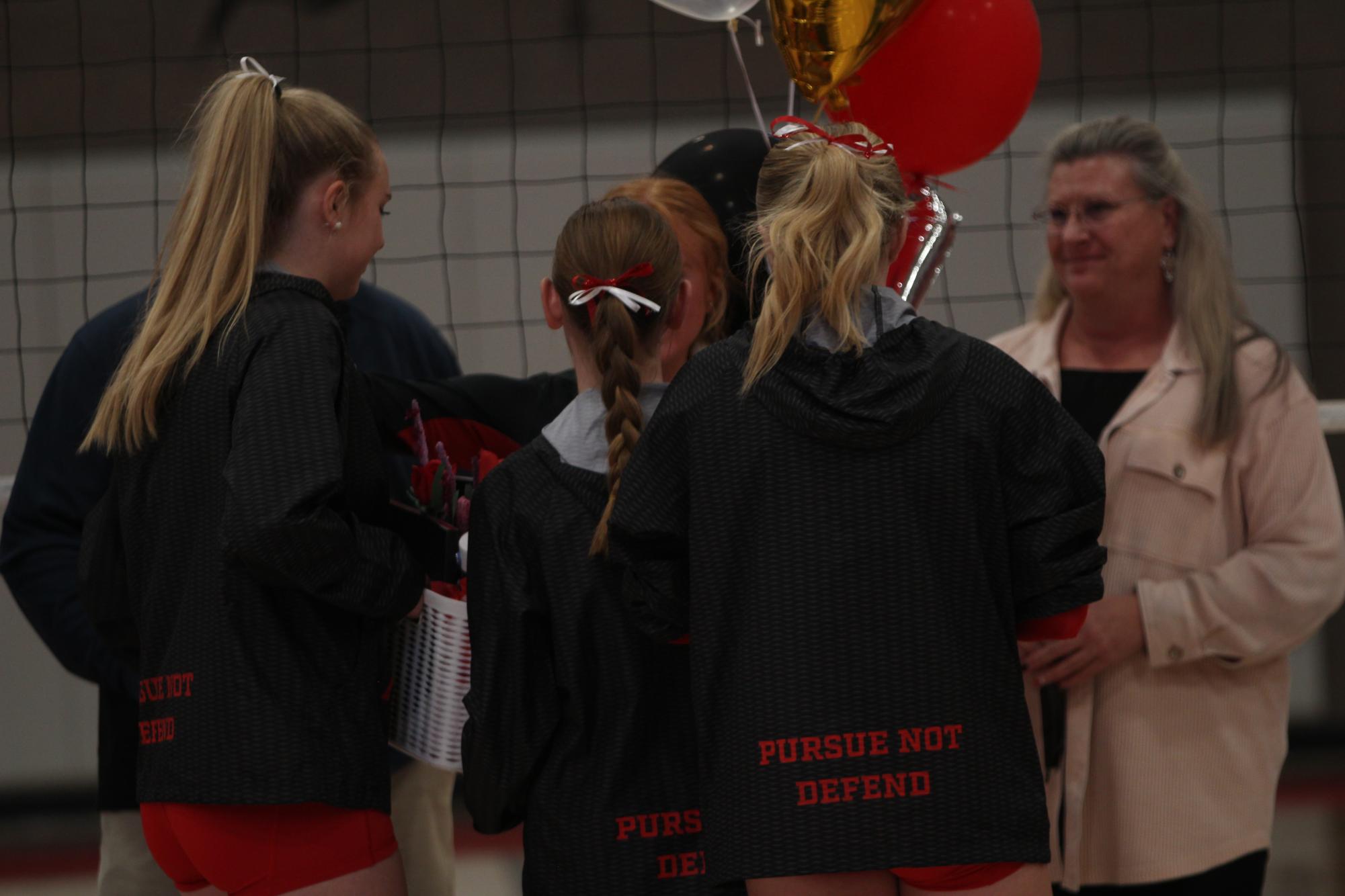 Eaton High School volleyball senior night photos