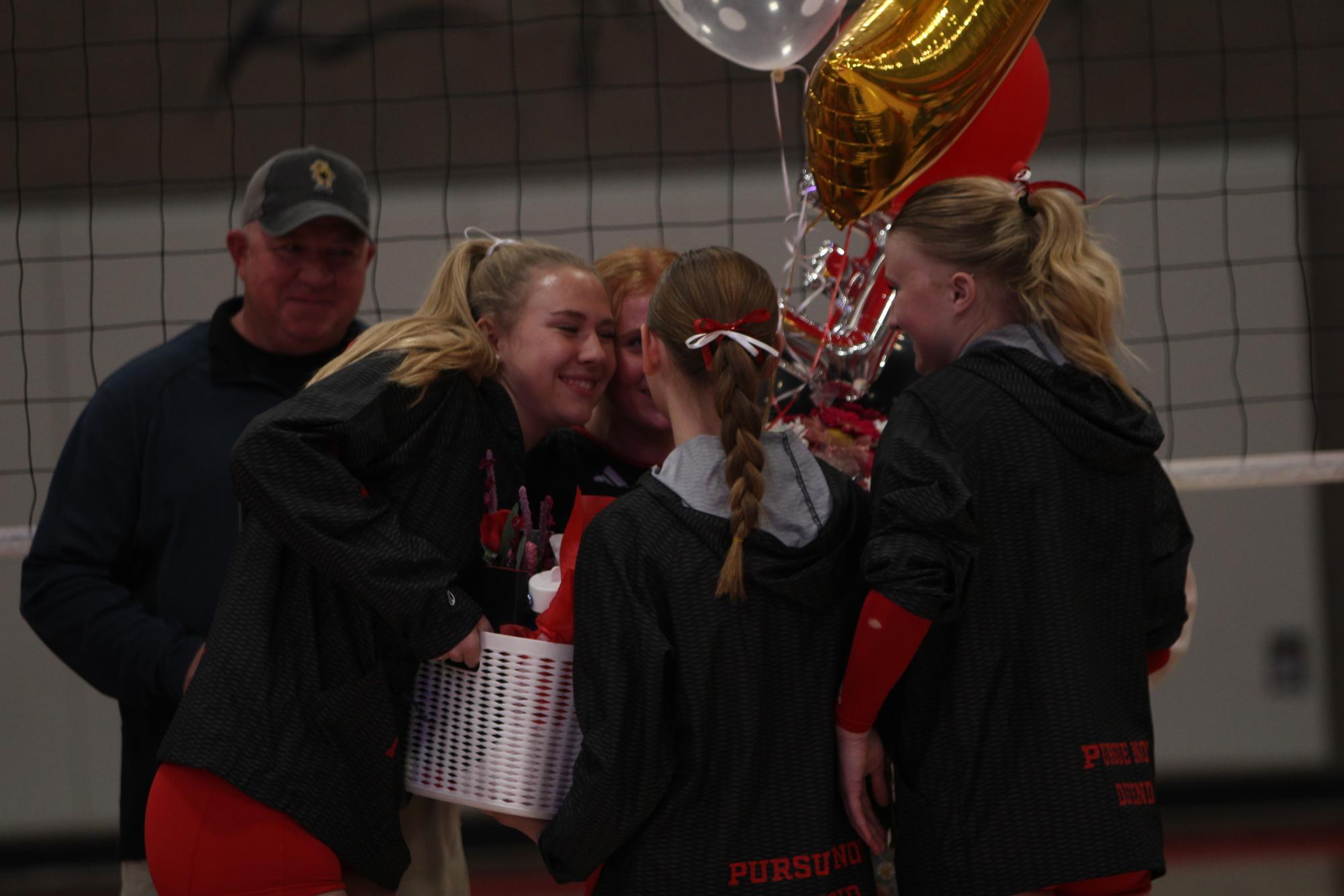 Eaton High School volleyball senior night photos