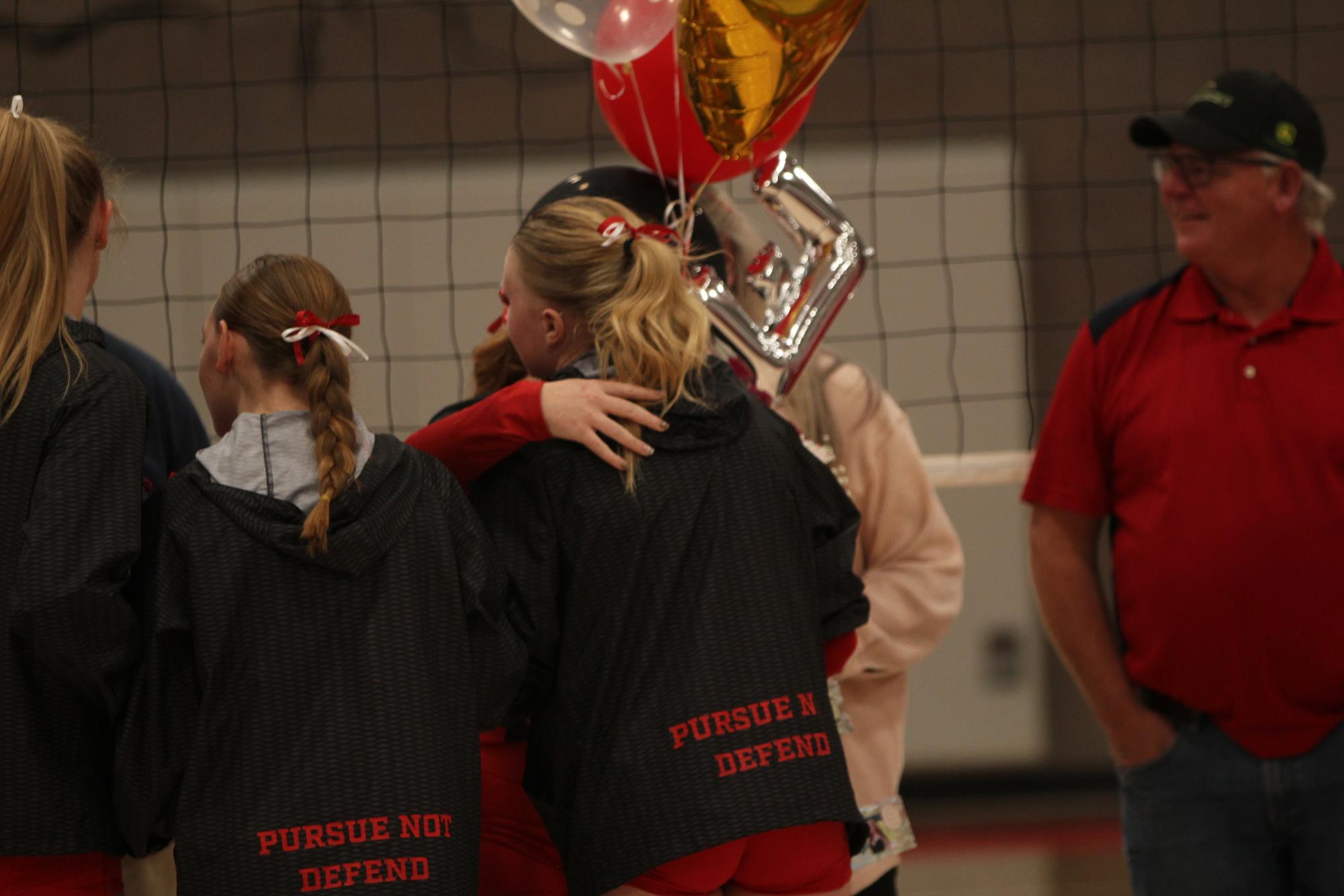 Eaton High School volleyball senior night photos