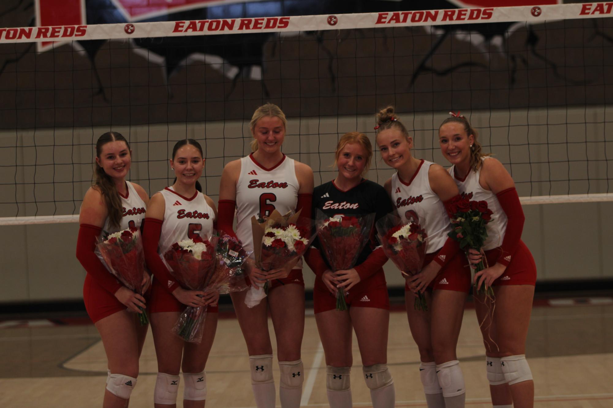 Eaton High School volleyball senior night photos