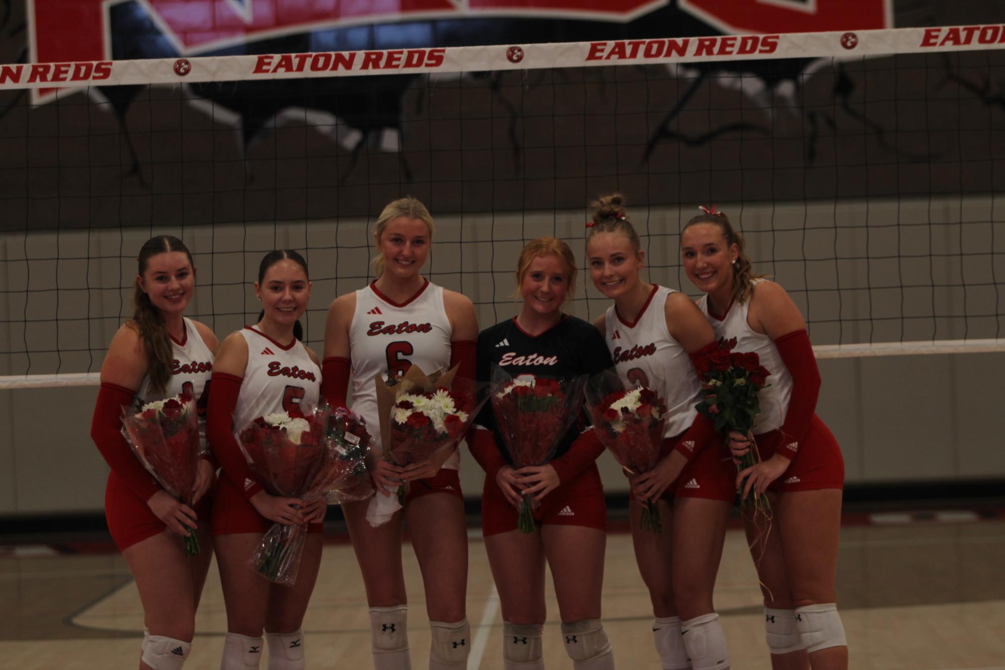 Eaton High School volleyball senior night photos