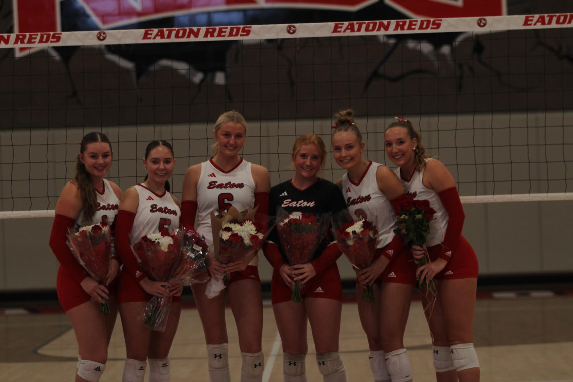 Eaton High School volleyball senior night photos