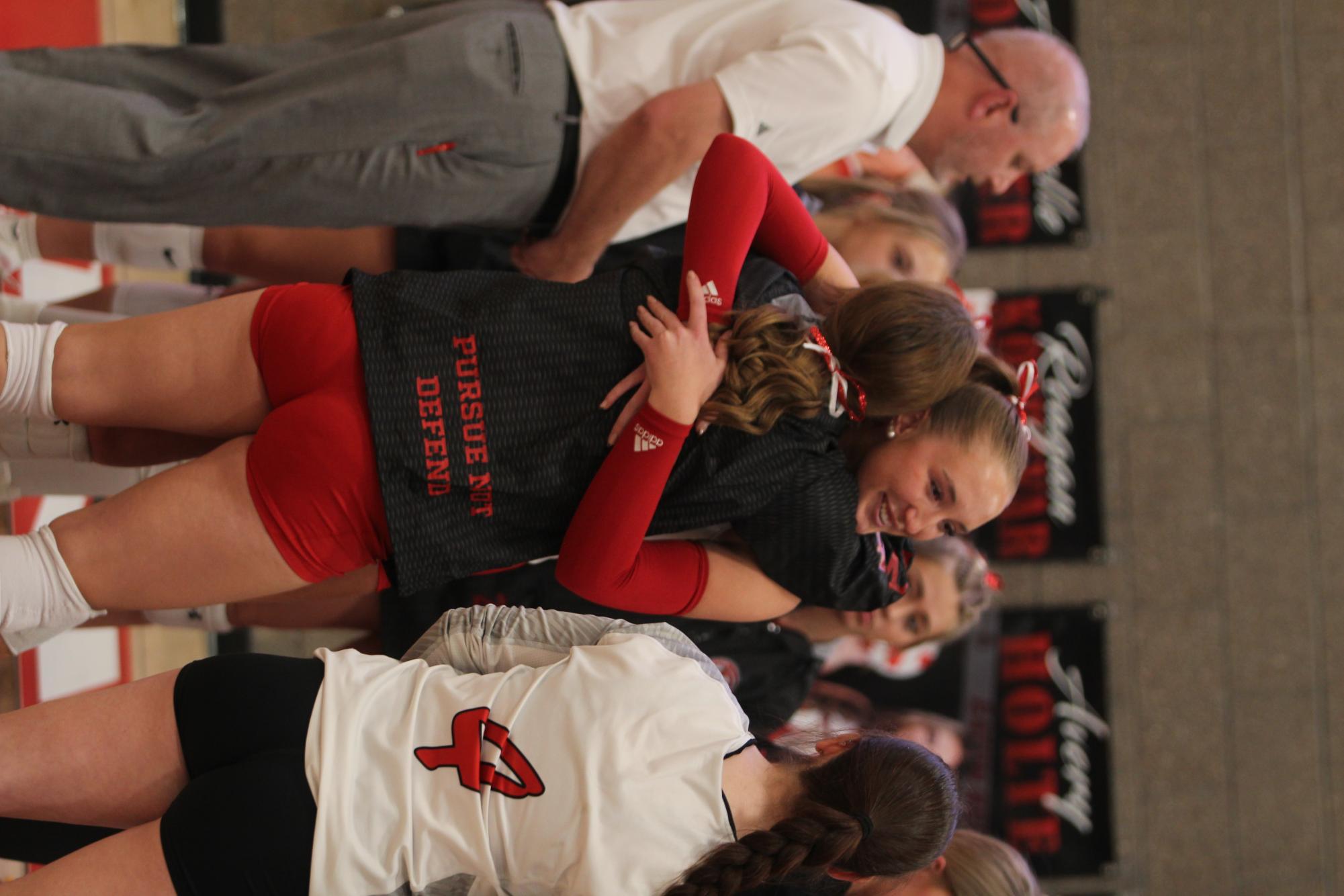 Eaton High School volleyball senior night photos