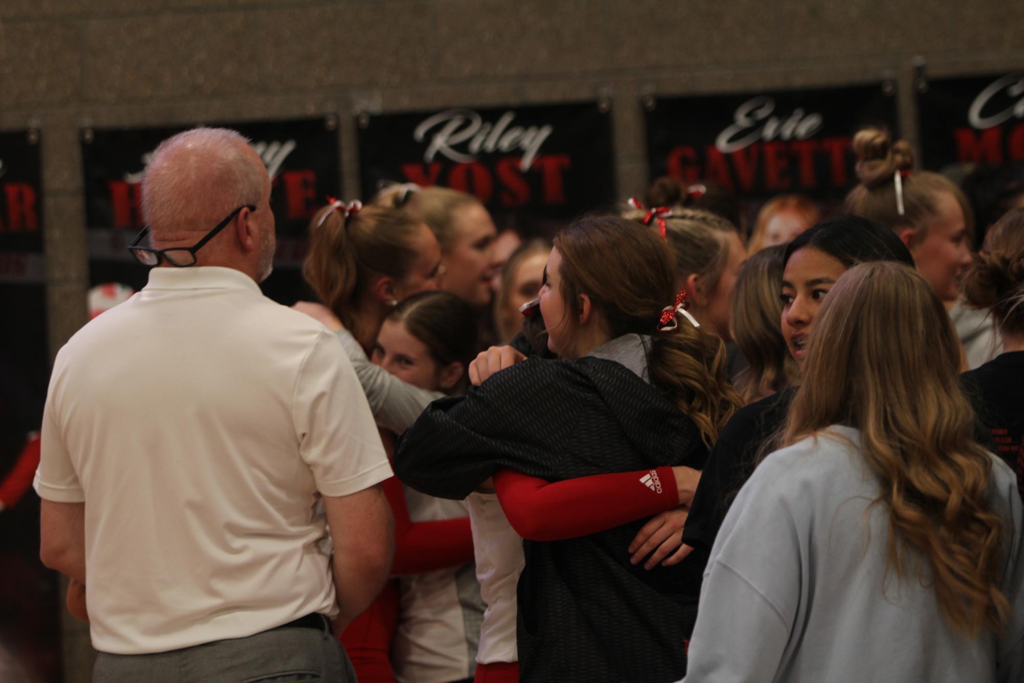 Eaton High School volleyball senior night photos