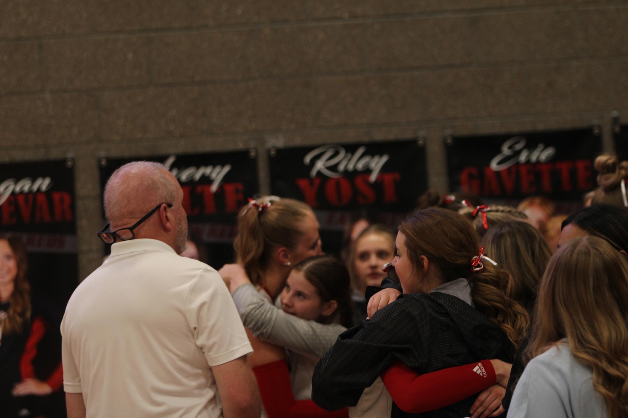 Eaton High School volleyball senior night photos