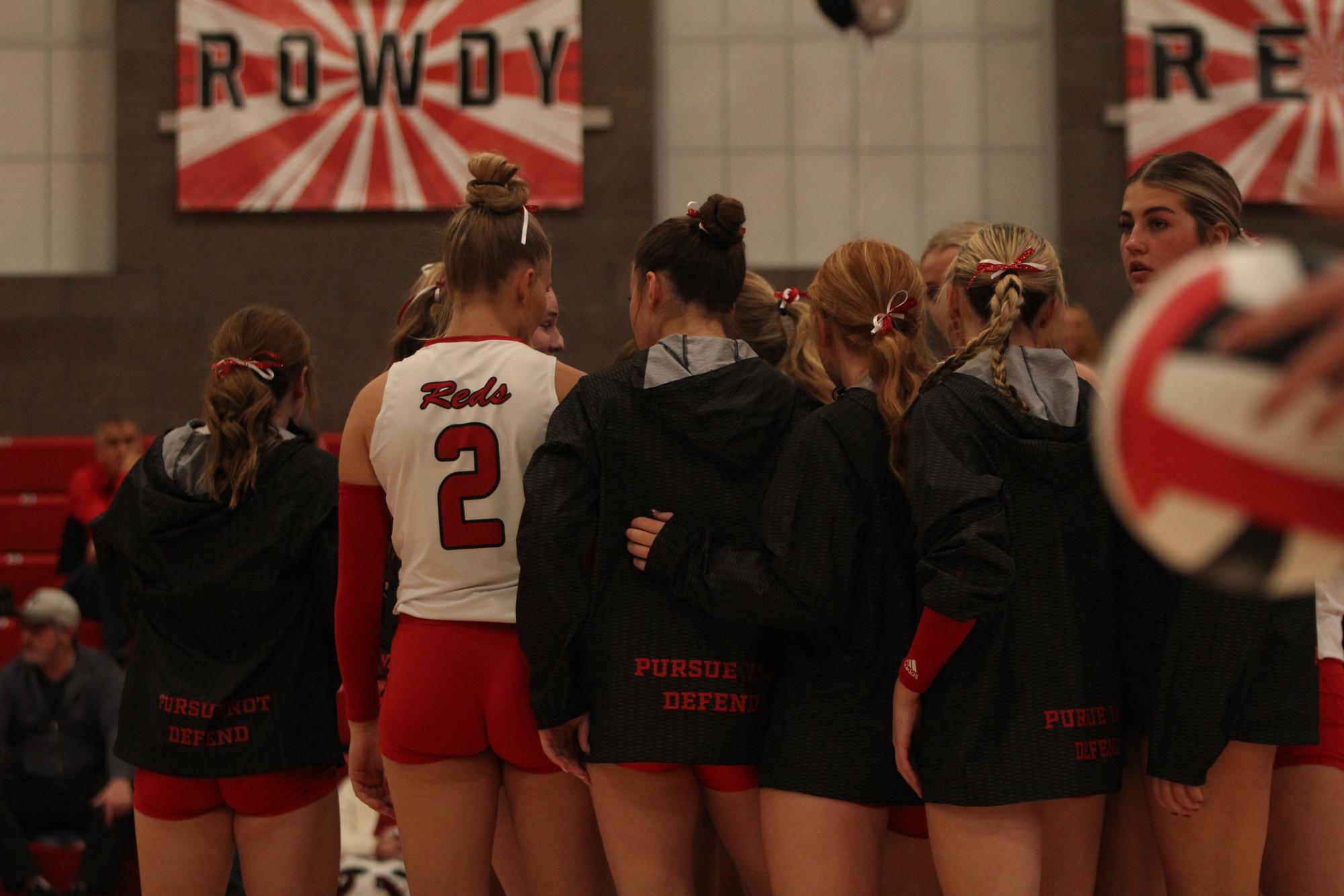 Eaton High School volleyball senior night photos