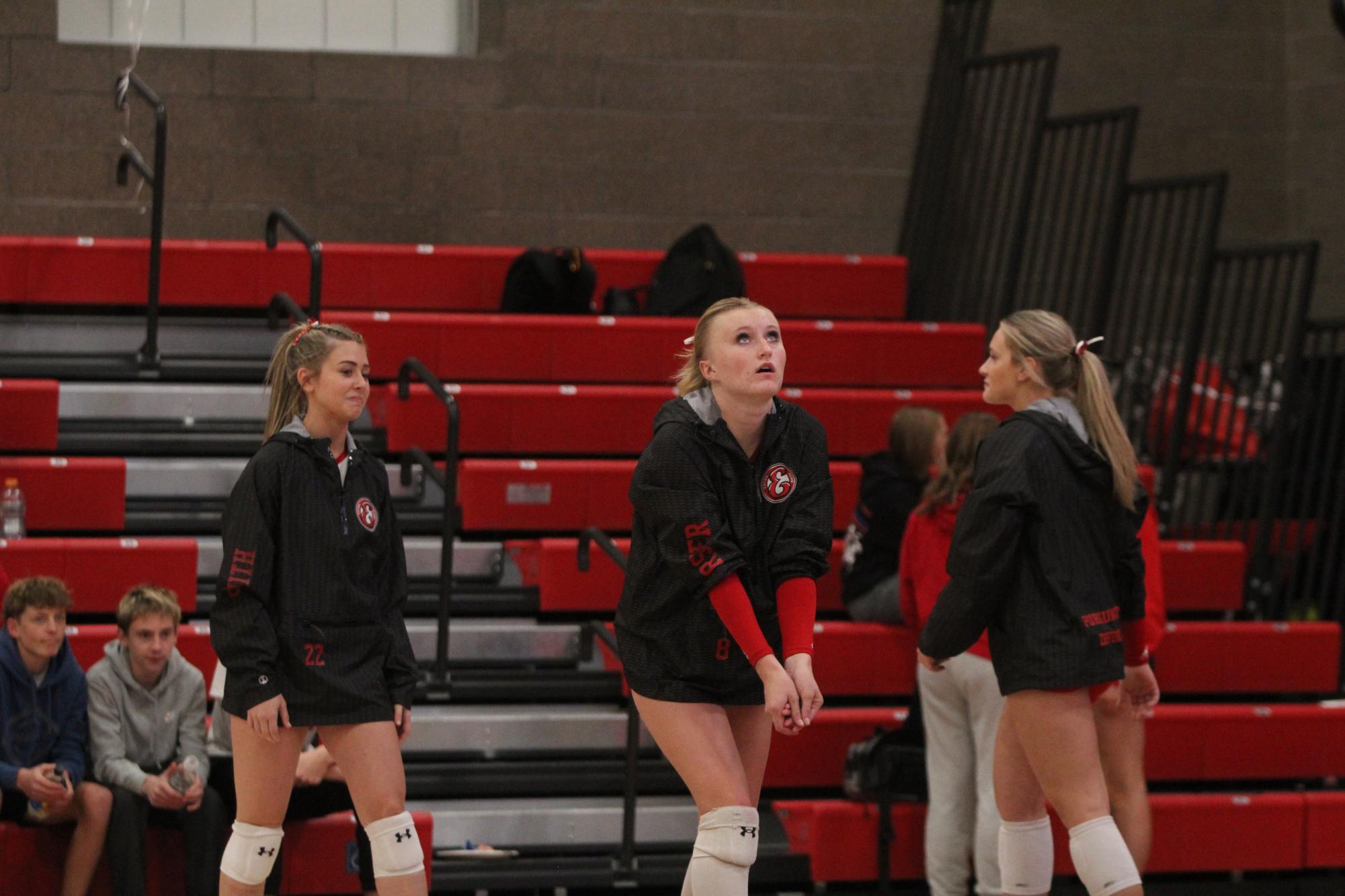 Eaton High School volleyball senior night photos