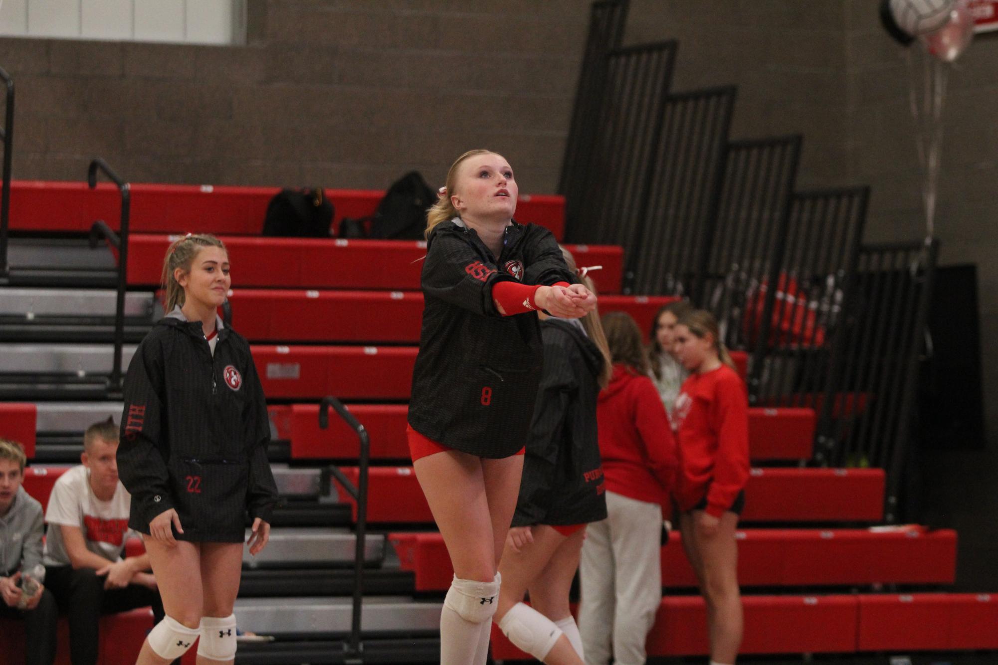 Eaton High School volleyball senior night photos