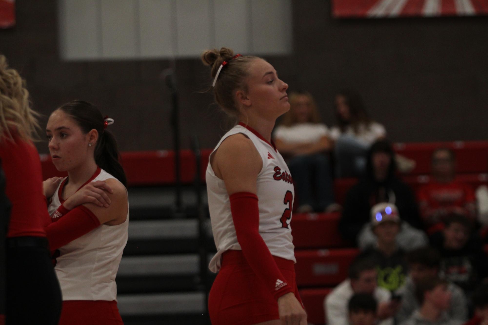 Eaton High School volleyball senior night photos