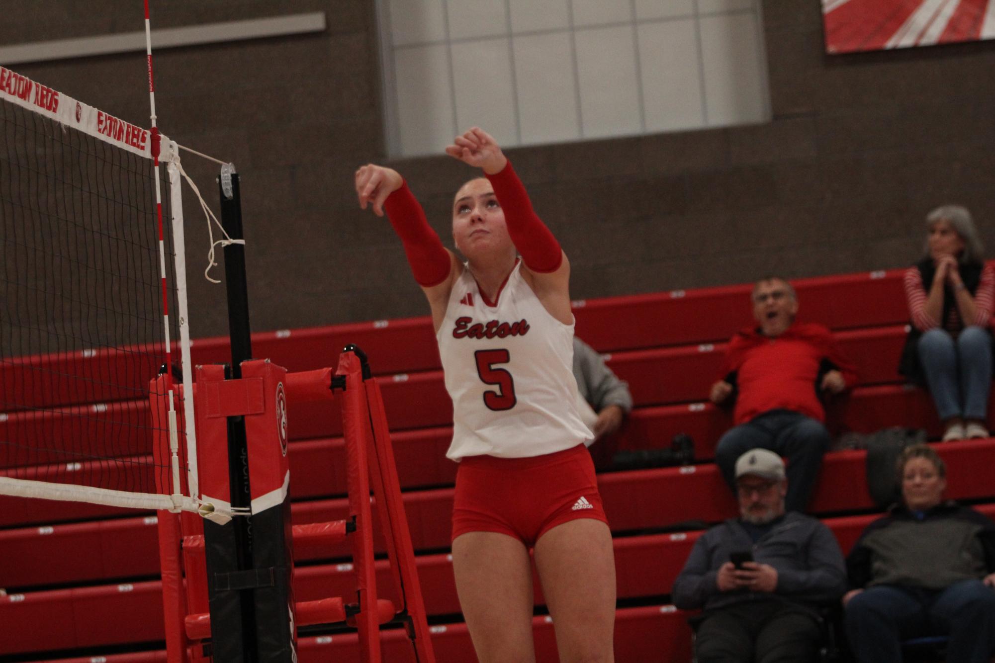 Eaton High School volleyball senior night photos