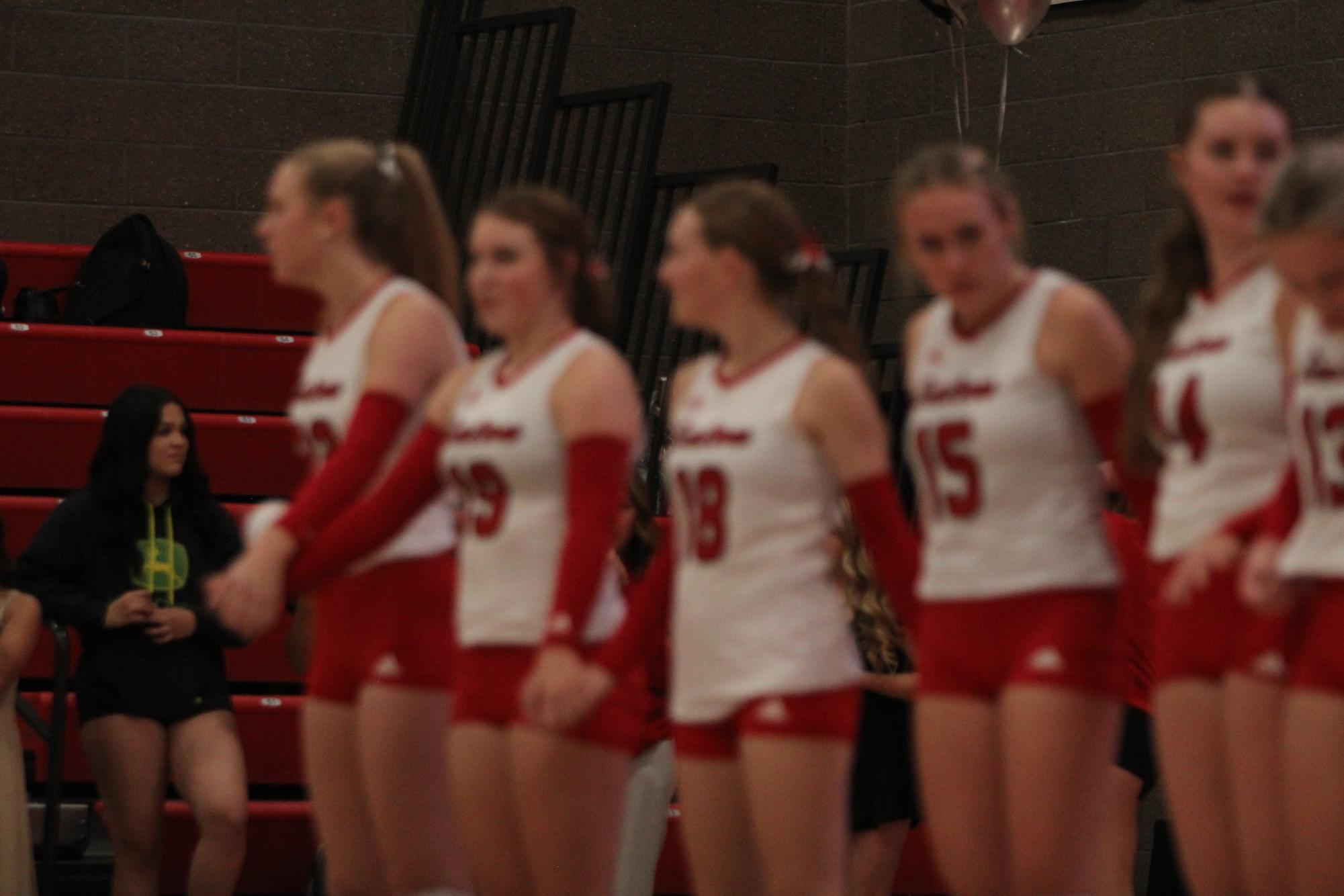 Eaton High School volleyball senior night photos