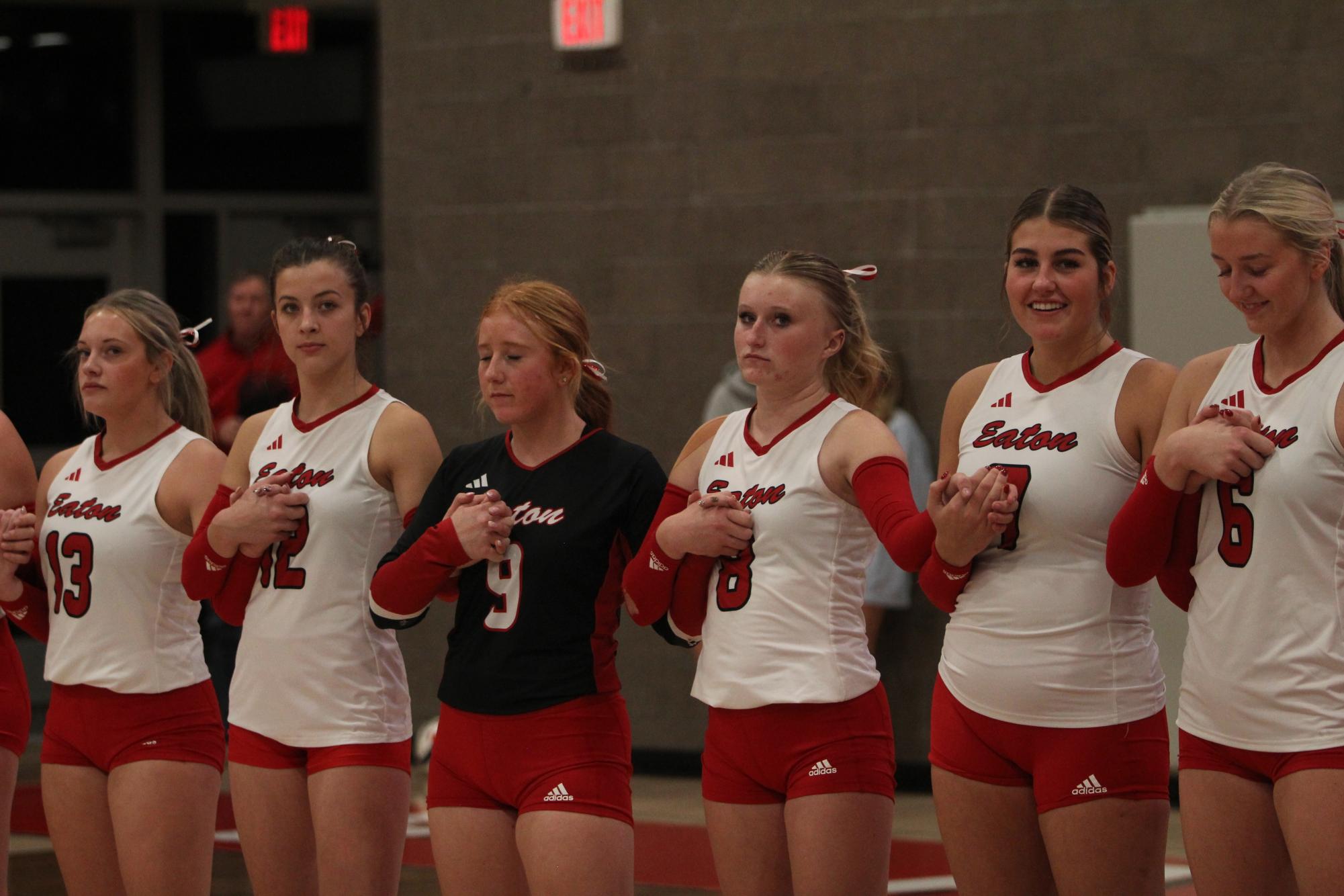 Eaton High School volleyball senior night photos