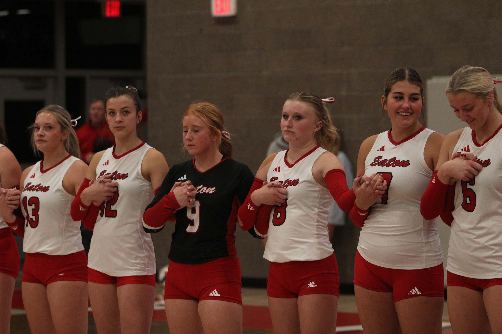 Eaton High School volleyball senior night photos