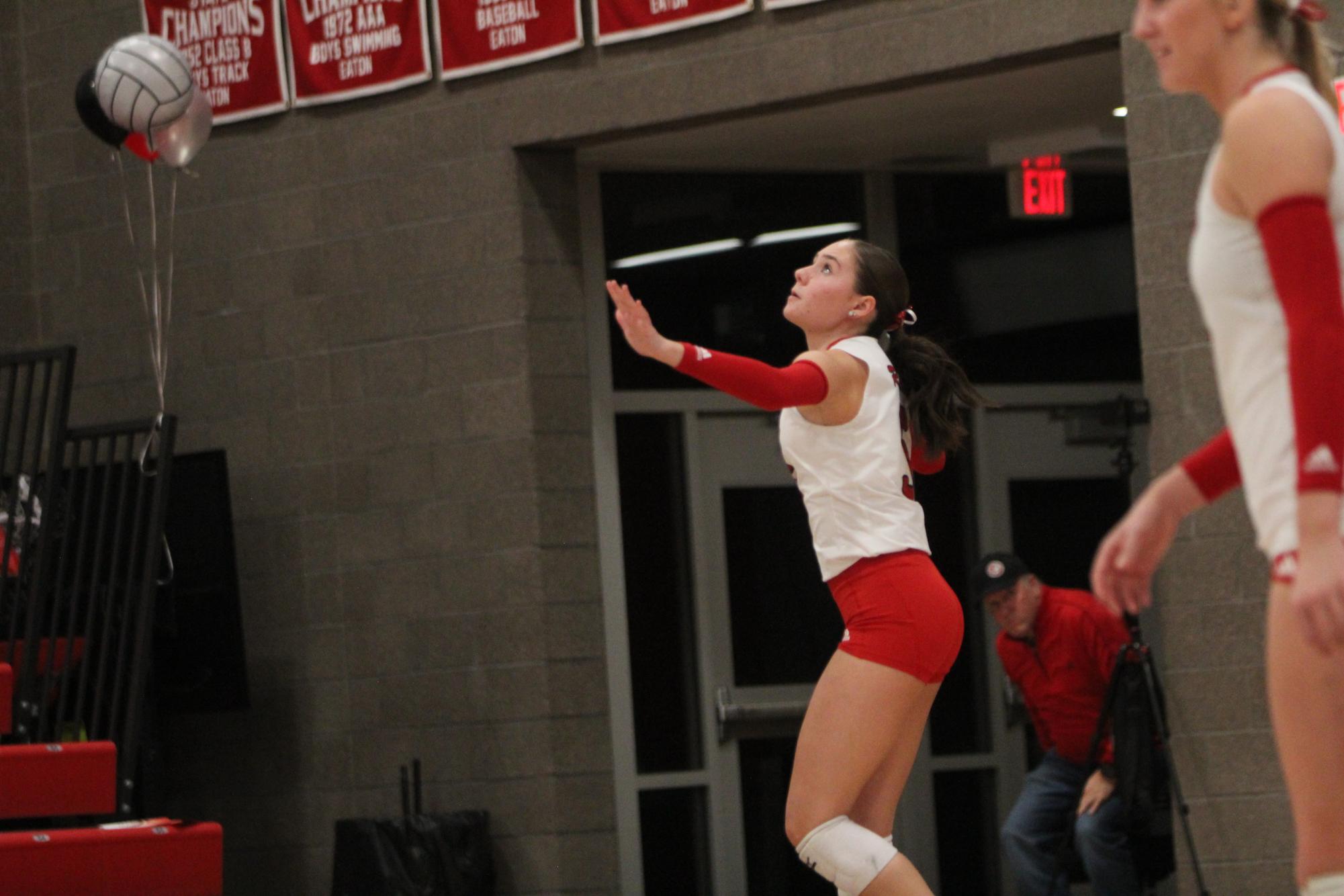 Eaton High School volleyball senior night photos